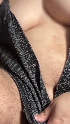 Playing with my chubby fat body and big tits   Clip 2