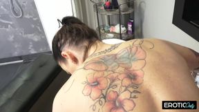 He Watches His Stepmother Take a Shower