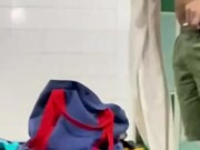 Dressing In Public Locker Room After Sauna and Shower