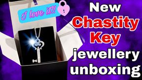 Unboxing my new Chastity Key Jewellery from Chastity Shop! Femdom BDSM Real Homemade Milf Stepmom