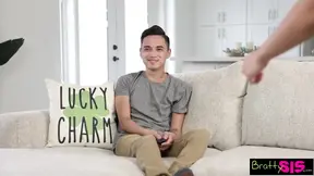 Lucky stepbrother gets spun around and fucked hard