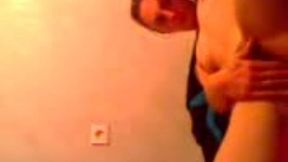 My hot ginger wife prepares to sex rubbing her wet clam