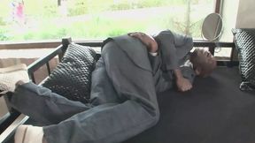 Two naughty chicks are pleasing huge black dong