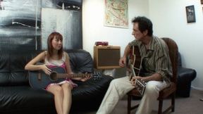 Mature Man Guitar Lesson Turns Into Bareback Sex Ends With Cum In Mouth! (mp4)