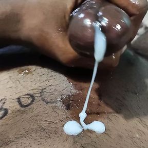 Oil masturbation video