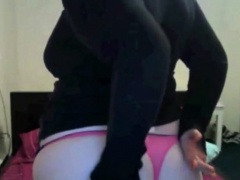 Thick pawg in thong humping pillow