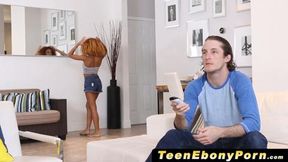 Black teen Kendall Woods gets wild with Riley King