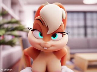 Lola Bunny sex-toy ride