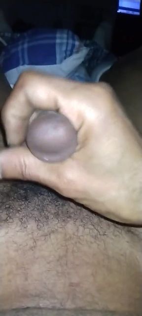 Solo Masterbation with Cumming Cock Close up