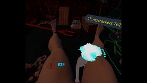 VRCHAT: having fun with friend