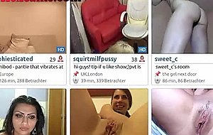 Hot webcam girl with anal beads