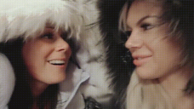 Puffer Coat Girls Give Blowjob