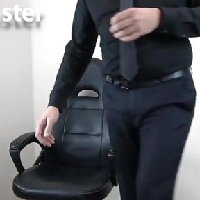 Dilf in Black Shirt and Tie Farts on You