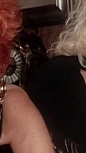 Vintage Threesome: 2 Hairy Babes, a Black Cock, and a Rubber Cock