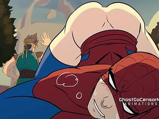 spiderman screwing homosexual sex