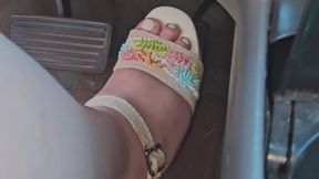 Chunky heels driving