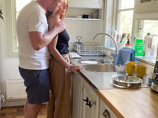 I got so lewd during the time that watching her doing the dishes