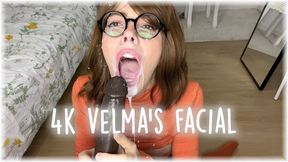 VELMA'S FACIAL CUMSHOT - cosplay, superheroine, facials, dildo with Kitty Stepsis in 4K 1080 wmv