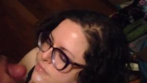 Nice bbw gets facials compilation