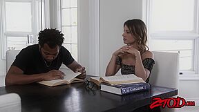 Ricky Johnson And Kristen Scott - Young Beauty Gets Hard Interracial Banging