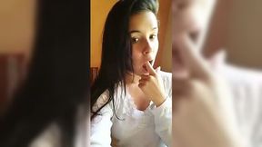 This busty teen is a nasty webcam model and her horniness makes her hotter