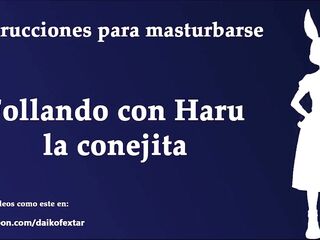 JOI manga con Haru de Beastars. Con voz española. Yiff.