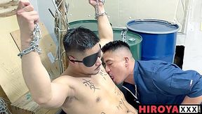 Bound Rio Enjoys Some Pleasurable Asshole Play With Hiroya