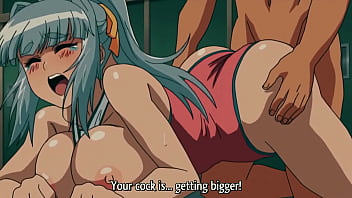 Big-titted teen anime babe loves anal and big cocks