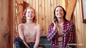 Red Hot Real Lesbians Have Bathroom Sex