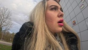 My Hottest Piss in the Public Toilet!