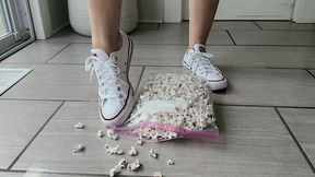 Converse Eating Popcorn