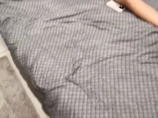 I Jerked off on Step Sister but That babe Caught Me and I Banged Her Throat Hard - Cum in Throat