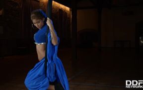 A hardcore encounter satisfies a horny brunette in a passionate scene.