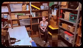 Police Officer Caught in a Hot Office Encounter with Lexi Lore