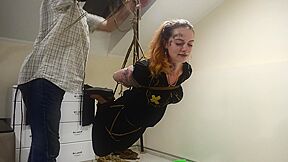 Marta Yatsyshyn Hogtied And Suspended By Master