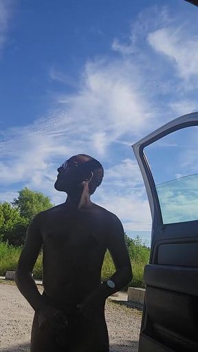 Jerking off in the Park