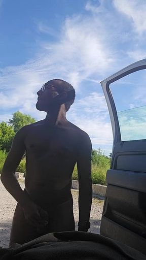 Jerking off in the Park