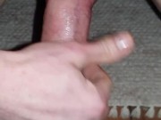 Young guy come hard by handjob