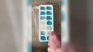 Meaty Manhood Bodybuilder Makes Ice Cubes With Straps of His Spunk