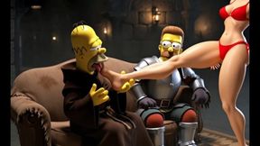 Private Cuckold Club. Exclusive 3D Simpsons Cartoon Parody