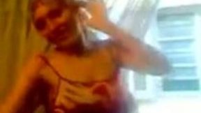 Ugly looking quite used nympho was mouth fucked by her hubby