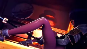 Hot Rukia Kuchiki Takes Rough Anime Dick For Squirt Orgasm & Creampie