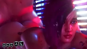 Judy Alvarez Gets Fucked Hard in Cyberpunk 2077 3D Anime Anal Adventure