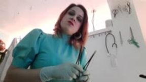 Nurse has a CRUSH for you: Chastity, CBT, Cock Control Treatment POV