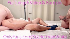 Scarlett VanWhite shares hubby & gets double creampied during breeding session