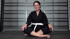 NATASSHA JONES KARATE MEDITATION JOI (4K)