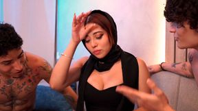 Devoted woman is corrupted after a preaching to young sinners