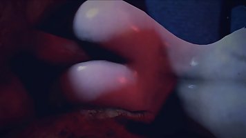 Busty bitch didn't know that there were a lot of horny monsters in this house (3D Hentai)