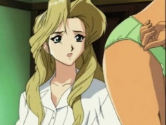 Busty hentai coeds threesome fucked by old pervert