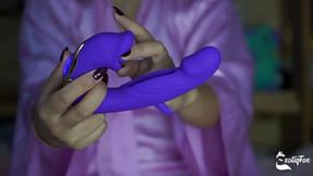 Unbridled lust unleashed: ExotiqFox's sinful solo seduction of throbbing dildos and wicked vibes unleashed.